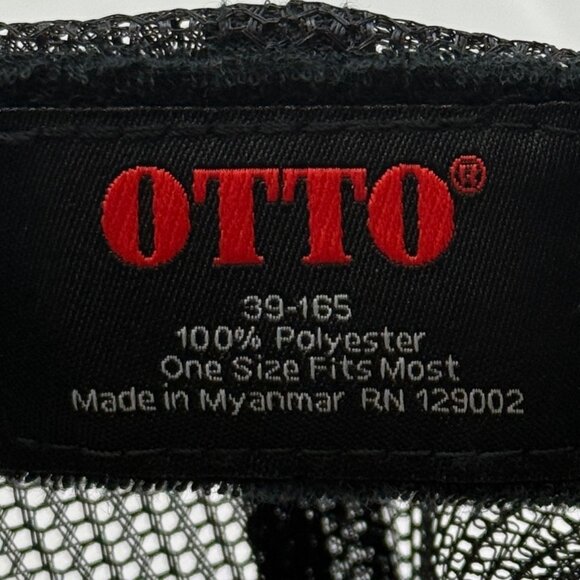 Johnny Coco's Cocktail Lounge Adjustable Snapback Meshback Cap Hat Black Otto - Picture 8 of 9